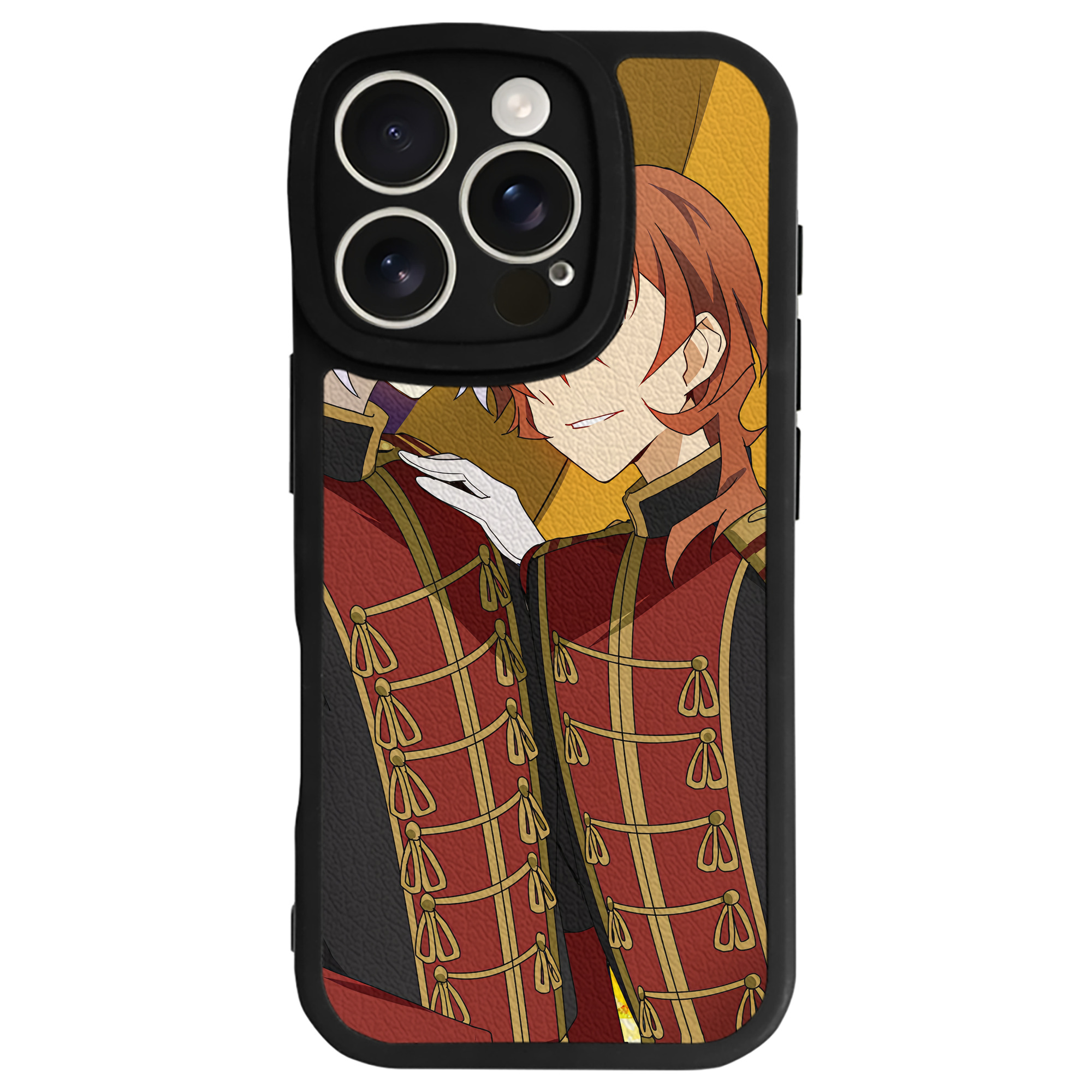 （画像用） 文豪ストレイドッグス Bungo Stray Dogs 【iPhone 16シリーズ対応】シリコンスマホケース（レザー調） 材質：シリコン